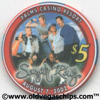 Palms Hotel Sugar Ray $5 Casino Chip