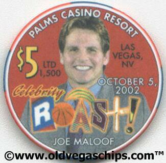 Palms Hotel Maloof Brothers Roast $5 Casino Chip