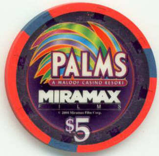 Las Vegas Palms Hotel Rounders $5 Casino Chip