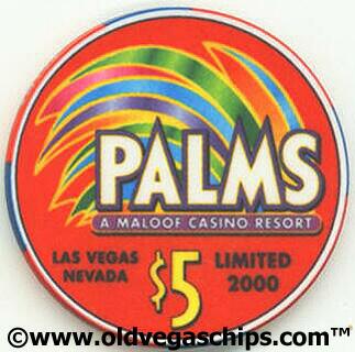 Las Vegas Palms Hotel Dario Franchitti Race Car $5 Casino Chip