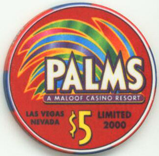 Palms Stuff Weekend Amber Brkich $5 Casino Chip 