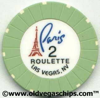Paris Las Vegas Second Issue Roulette Casino Chip