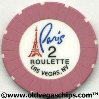 Paris Las Vegas Second Issue Roulette Casino Chip