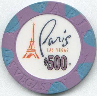 Paris Las Vegas $500 Casino Chip