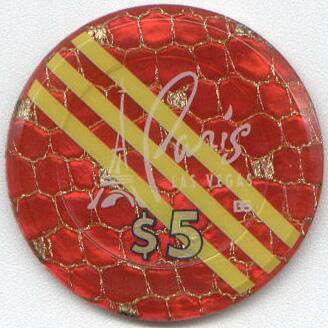 Paris Las Vegas French Roulette $5 Jeton