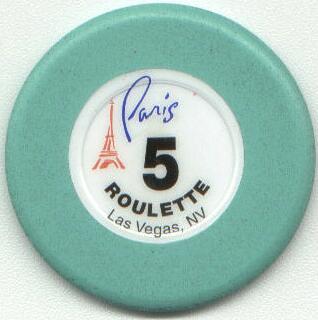 Paris Las Vegas First Issue Roulette Casino Chip