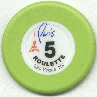 Paris Las Vegas First Issue Roulette Casino Chip
