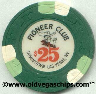 Las Vegas Pioneer Club $25 Casino Chip
