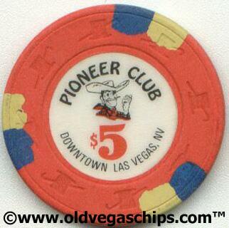 Pioneer Club $5 Casino Chip