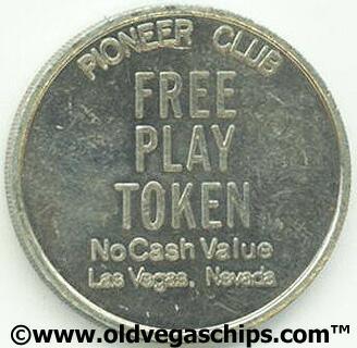 Las Vegas Pioneer Club Free Play Slot Token
