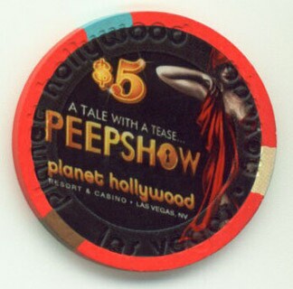 Las Vegas Planet Hollywood Peepshow $5 Casino Chip