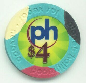 Planet Hollywood Poker Room $4 Casino Chip