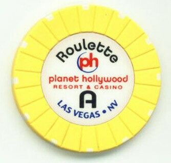 Planet Hollywood Roulette Casino Chip