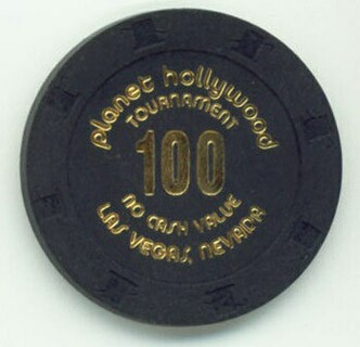 Planet Hollywood Poker Tournament $100 Casino Chip