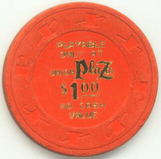 Las Vegas Union Plaza $1 NCV Casino Chip