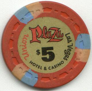 Las Vegas Union Plaza $5 Casino Chip