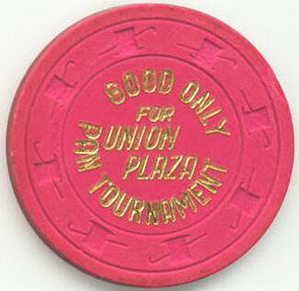 Las Vegas Union Plaza $1 Pan Tournament Casino Chip