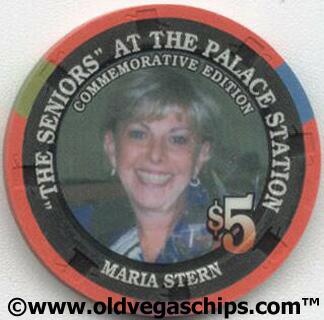 Palace Station Maria Stern $5 Casino Chip