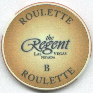 Las Vegas Regent Casino Brown Roulette Casino Chip