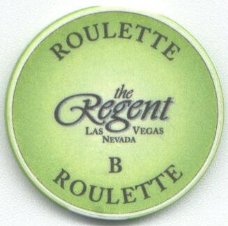 Las Vegas Regent Casino Green Roulette Casino Chip