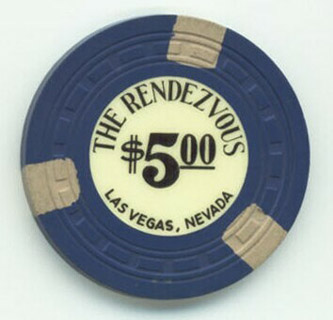 Las Vegas Rendezvous Casino $5 Casino Chip
