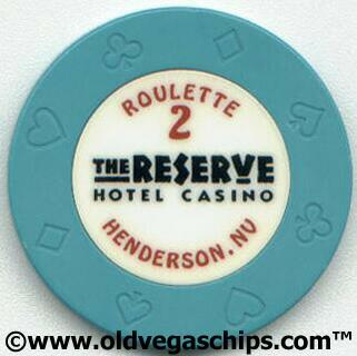 Reserve Casino Roulette Chip