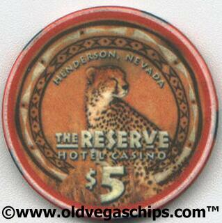 Reserve Casino Millennium $5 Casino Chip