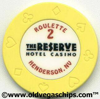 Reserve Casino Roulette Chip