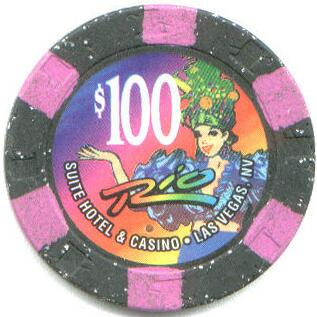 Las Vegas Rio Hotel $100 Casino Chip