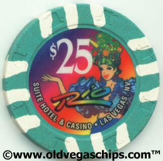 Las Vegas Rio Hotel $25 Casino Chip