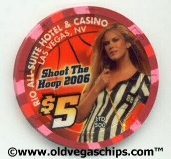 Rio Hotel March Madness 2006 $5 Casino Chip