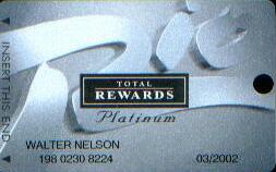 Rio Casino Platinum Slot Club Card