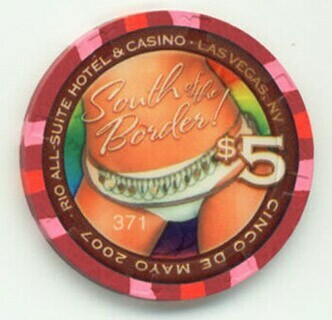 Rio Hotel Cinco De Mayo 2007 $5 Casino Chip