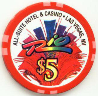 Rio Show in the Sky 2002 $5 Casino Chip