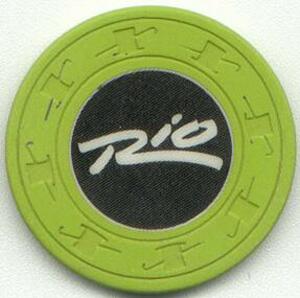 Rio Hotel Roulette Casino Chip
