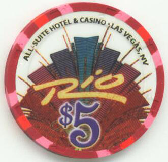 Rio Springin' In Easter 2004 $5 Casino Chip