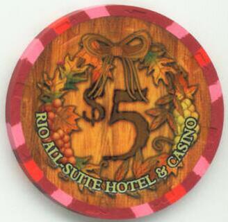 Rio Autumn 2004 $5 Casino Chip
