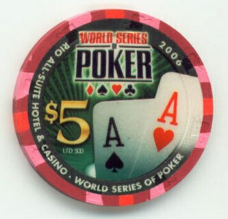 Rio Hotel World Series of Poker 2006 $5 Casino Chip