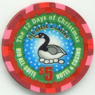 Rio 12 Days of Christmas 2004 $5 Casino Chip Set