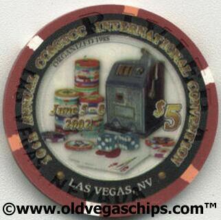 Riviera 10th CC&GTCC Convention $5 Casino Poker Chip