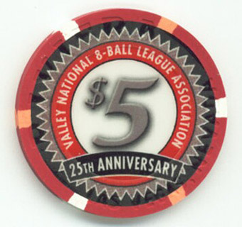 Riviera VNEA 25th Anniversary $5 Casino Chip