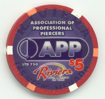 Riviera APP Conference 2005 $5 Casino Chip