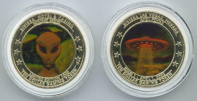 Riviera April Fool's Day $10 Hologram Token