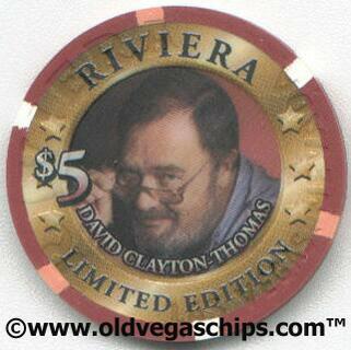 Riviera Blood, Sweat, & Tears $5 Casino Chip 