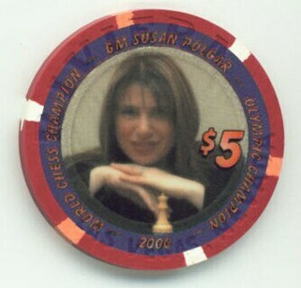 Riviera International Chess Festival $5 Casino Chip