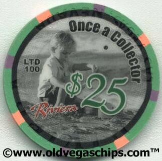 Riviera Once a Collector - Always a Collector $25 Chip 