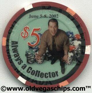 Las Vegas Riviera Once a Collector - Always a Collector $5 Poker Chip