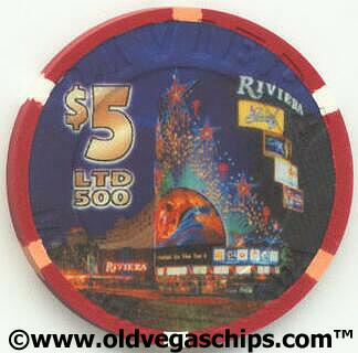 Riviera Where Vegas Meets The Rockies $5 Casino Chip