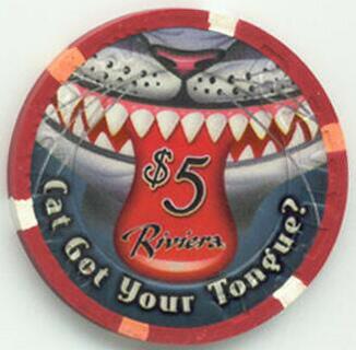 Riviera Halloween 2004 $5 Casino Chip 
