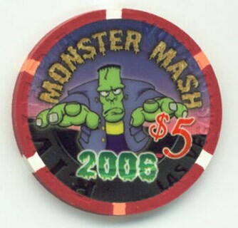 Riviera Halloween 2006 $5 Casino Chip 